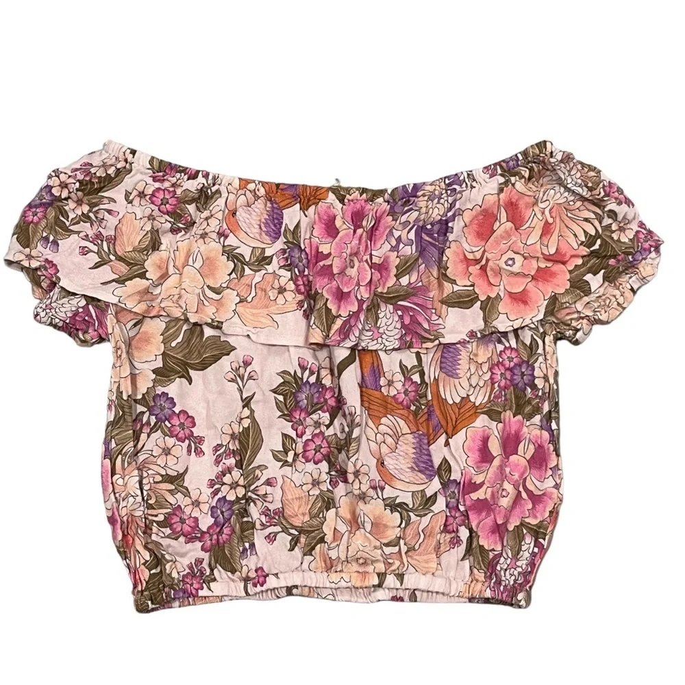 Spell & The Gypsy Blue Skies Off The Shoulder Top